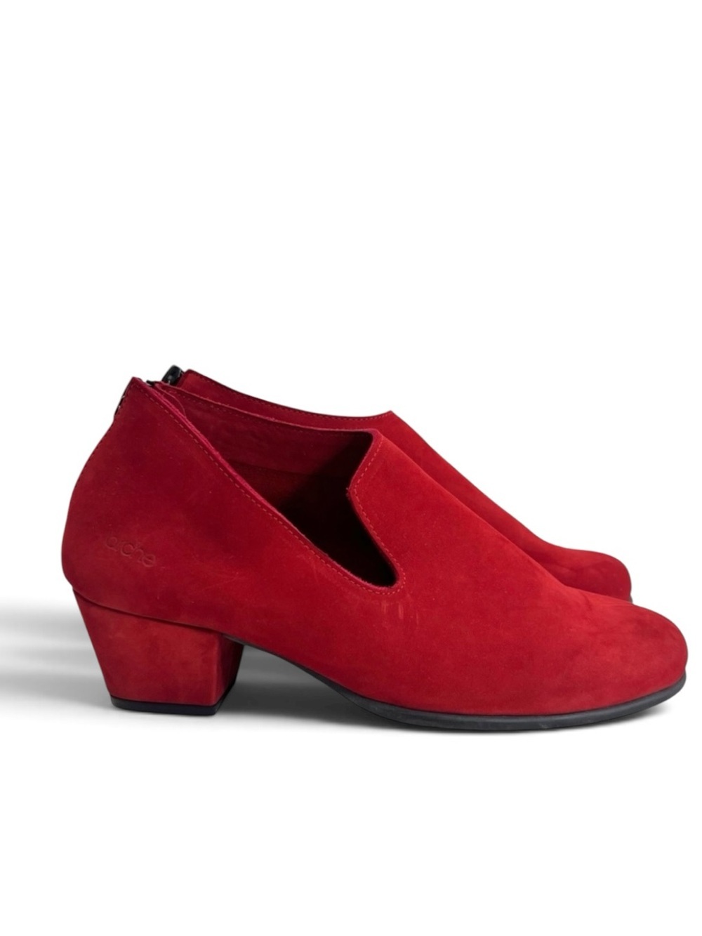 Arche Malham Red Leather Bootie